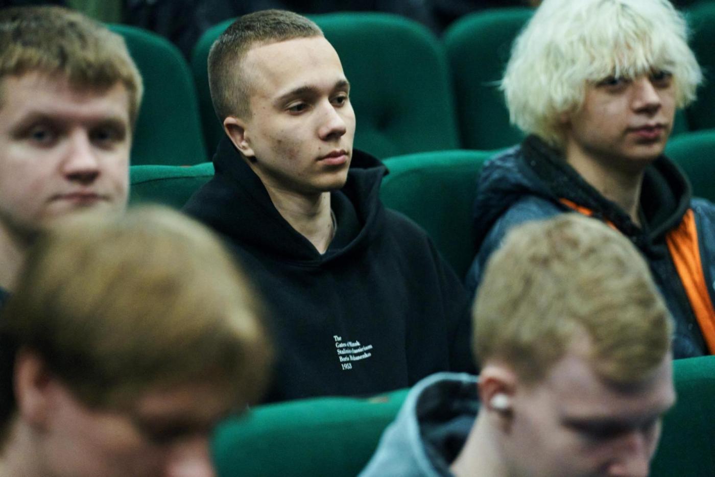 Студенты БНТУ посетили показ фильма о Государственном гимне Республики Беларусь